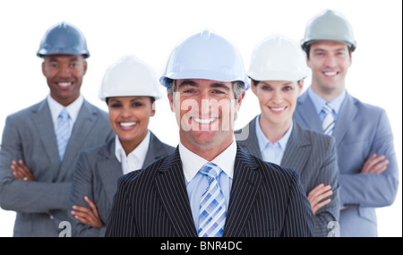 Ritratto di successo team architetto Foto Stock