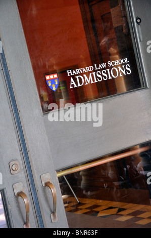 Scuola di diritto edificio ammissioni presso la Harvard University di Cambridge, Massachusetts, STATI UNITI D'AMERICA Foto Stock