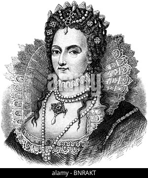 Elizabeth I (1533 - 1603), regina regnant di Inghilterra e Irlanda Foto Stock