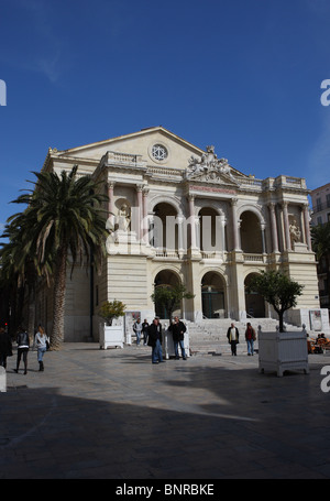 Teatro Municipal,Place Victor Hugo a Tolone, Francia. Foto Stock