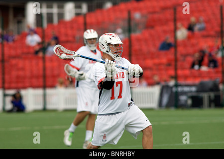 Lacrosse World Championships Manchester Inghilterra UK Luglio 2010, tra Inghilterra e Scozia Foto Stock