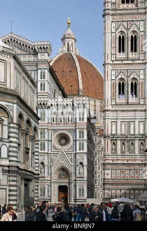 Il Duomo di Firenze Cattedrale di Santa Maria del Fiore, Firenze,Toscana,Italia,Italia Foto Stock