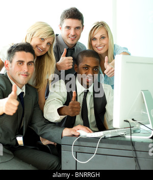 Business diversi team di lavoro Foto Stock