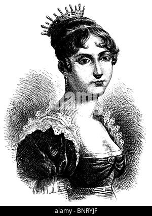 Hortense de Beauharnais (1783 - 1837), regina consorte di Olanda Foto Stock
