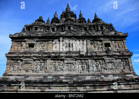 Indonesia, Java, Prambanan, Plaosan Lor tempio indù, Foto Stock