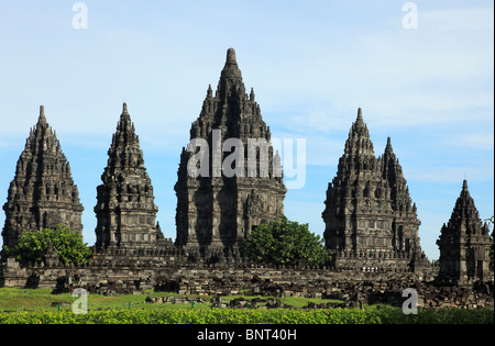 Indonesia, Java, Prambanan, templi indù, Foto Stock