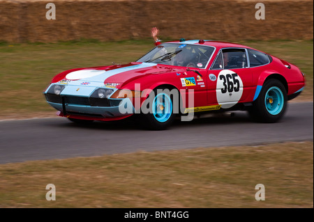 1972 Ferrari 365 GTB/4 Daytona LM sulla Hill Climb a Goodwood Festival della velocità 2010 Foto Stock