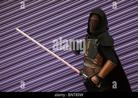 Darth Revan a Stockton International Riverside Festival (SIRF), Teesside, UK   Luglio 2010 Foto Stock