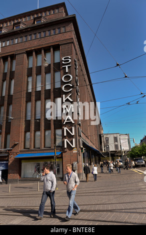 Stockmanns il famoso grande magazzino nel centro di Helsinki Foto Stock