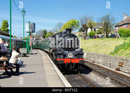 Stazione ferroviaria di Swanage Inghilterra Dorset Regno Unito Foto Stock