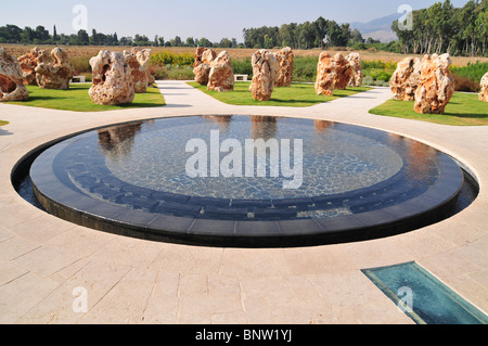 Il nuovo monumento (2008) per il 73 IDF soldati che hanno trovato la morte nel 1997 israeliano disastro in elicottero Foto Stock