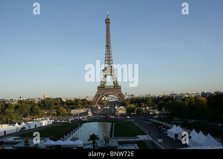 Foto della Torre Eiffel a Parigi Foto Stock