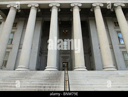 Del Tesoro degli Stati Uniti nella costruzione di Washington DC Foto Stock