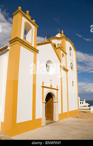 La Igreja de Nossa Senhora da Luz chiesa nella città di Lagos, in Algarve, Portogallo. Foto Stock