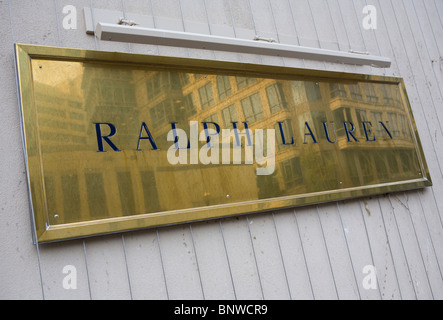 Un Ralph Lauren store. Foto Stock