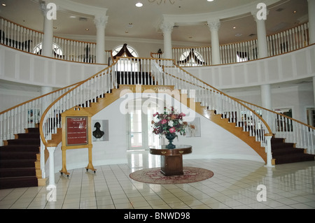 La lobby di Cumberland Inn, Williamsburg, KY. Foto Stock