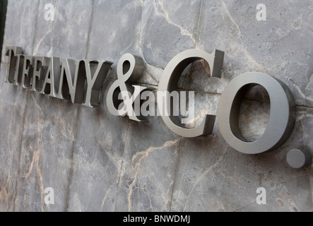 Un Tiffany & Company Store. Foto Stock