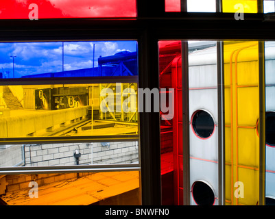 Il bar e la caffetteria presso la Hayward Gallery di Londra Foto Stock