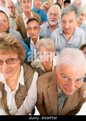 Un gruppo di diverse persone Foto Stock