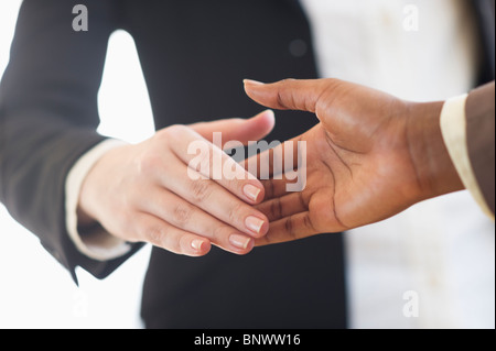 Stretta di mano Foto Stock