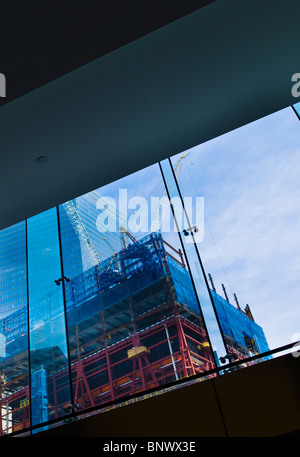 World Trade Center in costruzione Foto Stock