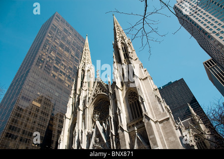 La Cattedrale di San Patrizio, Midtown Manhattan, a New York City Foto Stock