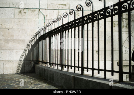 Ferro battuto recinto sacro c?ur, Montmartre, Parigi, Francia Foto Stock