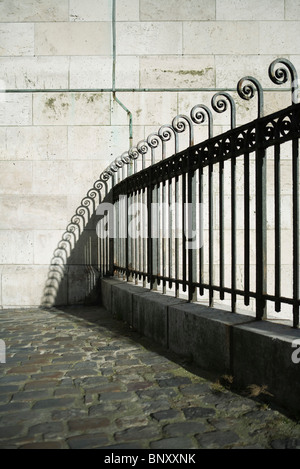 Ferro battuto recinto sacro c?ur, Montmartre, Parigi, Francia Foto Stock