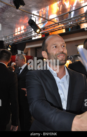 L'anteprima del film The Expandables al Grand Rex di Parigi, Francia. Foto Stock