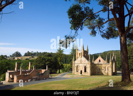 Port Arthur sito storico. Port Arthur, Tasmania, Australia Foto Stock