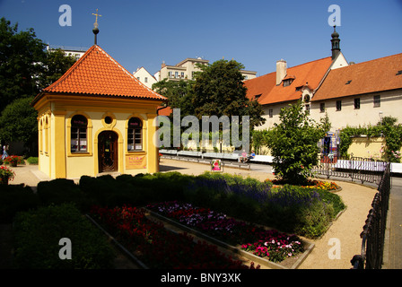 Frantiskanska zahrada v Praze, Frantiskanska giardino nel centro di Praga Foto Stock