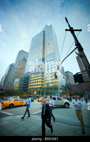 Il nuovo Goldman Sachs quartier generale a New York a 200 West Street è visto su Martedì, 3 agosto 2010. (© Richard B. Levine) Foto Stock