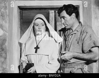 DEBORAH KERR, DAVID FARRAR, Black Narcissus, 1947 Foto Stock