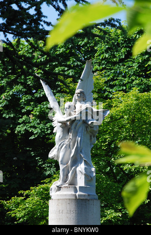 Monumento Leconte de Lisle da Denys Puech, Jardin du Luxembourg Parigi Francia Foto Stock