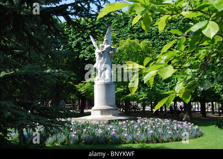 Monumento Leconte de Lisle da Denys Puech, Jardin du Luxembourg Parigi Francia Foto Stock