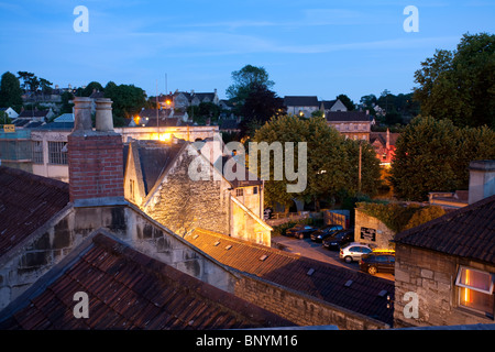 Bradford on Avon di notte Foto Stock