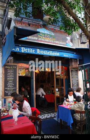 Il pittoresco Quartier Latin Parigi Francia Foto Stock