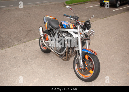 Stripped Down street bike Foto Stock