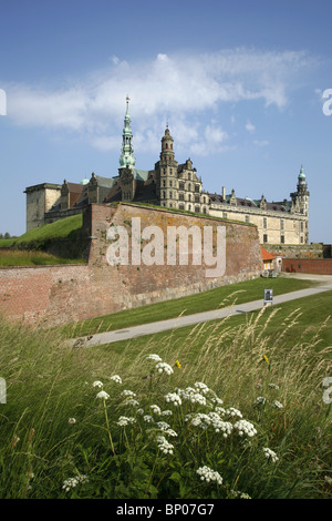 Il Castello di Kronborg, Helsingør, Zelanda, Danimarca Foto Stock