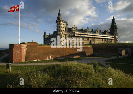 Il Castello di Kronborg, Helsingør, Zelanda, Danimarca Foto Stock