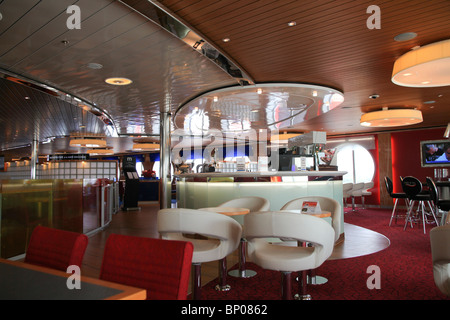 Bar su Stena Line traghetto Foto Stock