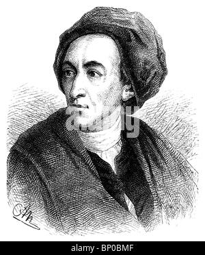 Alexander Pope (1688 - 1744), poeta inglese Foto Stock