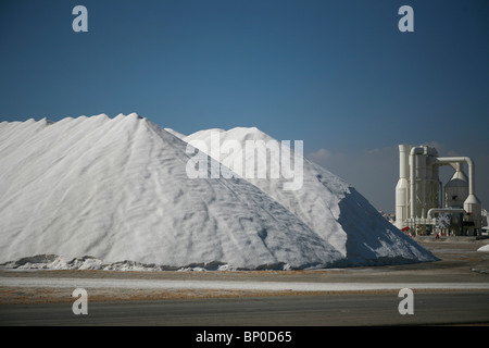 Dune di sale, a Salinas de San Pedro del Pinatar, Spagna. Foto Stock