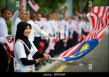 Il Sud Est Asiatico, Malesia Kuala Lumpur, celebrazioni del Giorno dell'indipendenza Foto Stock