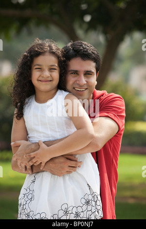 Ritratto di padre e figlia Foto Stock