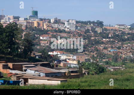 Il Ruanda, Kigali, vista generale Foto Stock