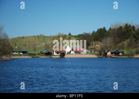 Laghi e paesaggi - La Masuria Lake District in Polonia, Europa (Mazury, Polska) - Wysokie Brodno Lago Foto Stock