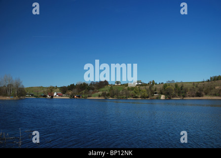 Laghi e paesaggi - La Masuria Lake District in Polonia, Europa (Mazury, Polska) - Wysokie Brodno Lago Foto Stock