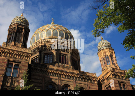 Germania Berlino, Neue Synagogue, la Nuova Sinagoga Foto Stock