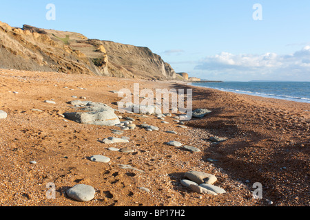 Spiaggia Eype Dorset England Regno Unito Foto Stock